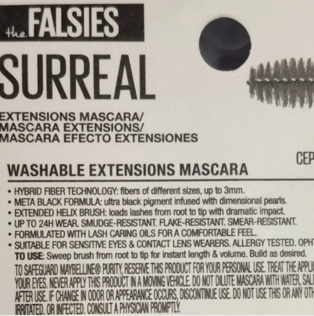 Maybelline Falsies Surreal Mascara - Meta Black